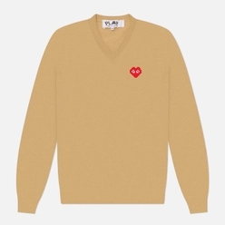 Comme des Garcons Play Мужской свитер x Invader Heart V-Neck