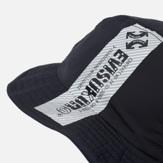 Панама Evisu Evisukuro Leaves All Over Print Reversible Black