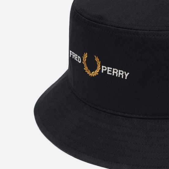 Панама Fred Perry Graphic Black/White