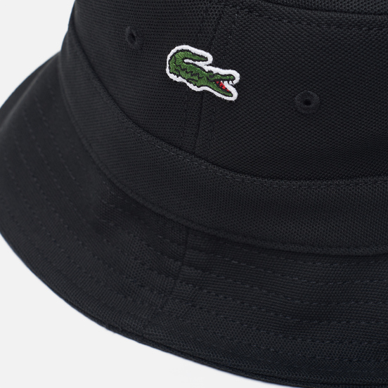 Панама Lacoste Cotton Bucket Black