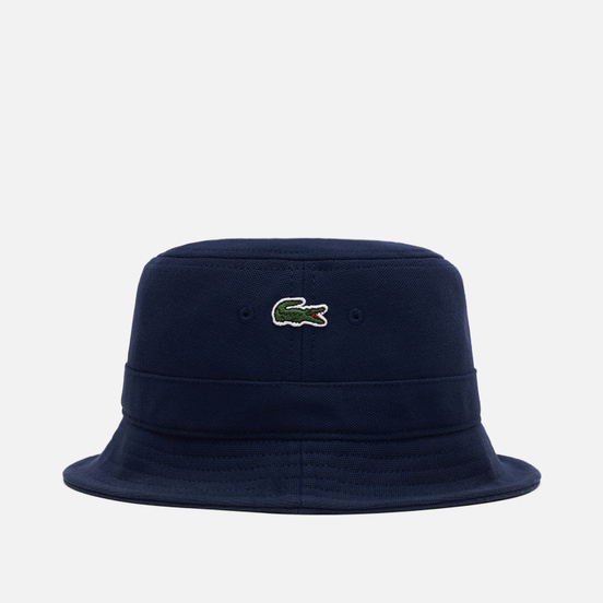 Панама Lacoste Cotton Bucket Navy Blue