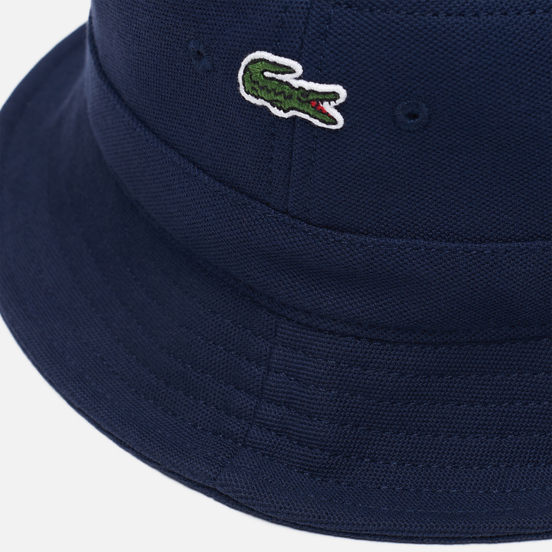 Панама Lacoste Cotton Bucket Navy Blue