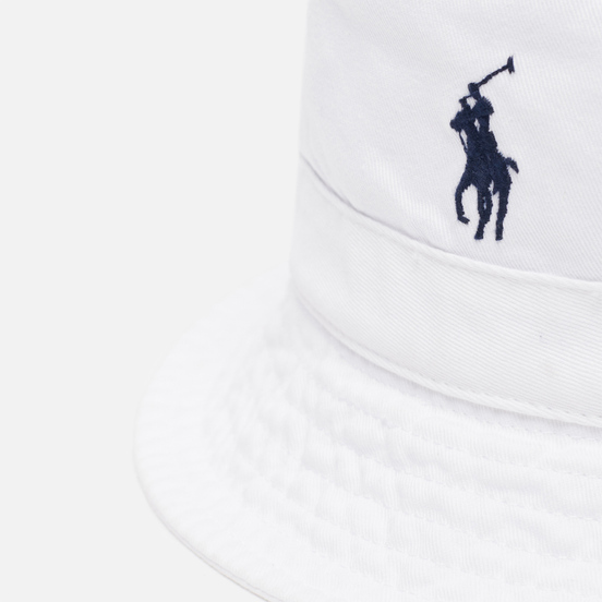 Панама Polo Ralph Lauren Loft Bucket Cotton Chino White