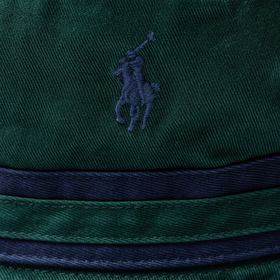 Панама Polo Ralph Lauren Signature Embroidered Pony College Green/Newport Navy