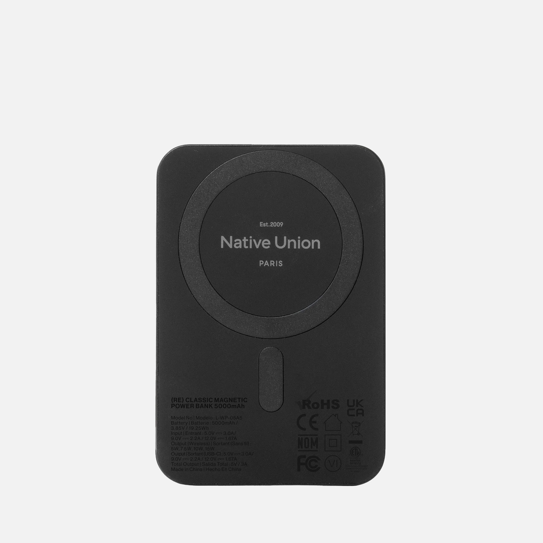 Native Union Портативный аккумулятор (Re)Classic Power Bank Magnetic 5000 mAh