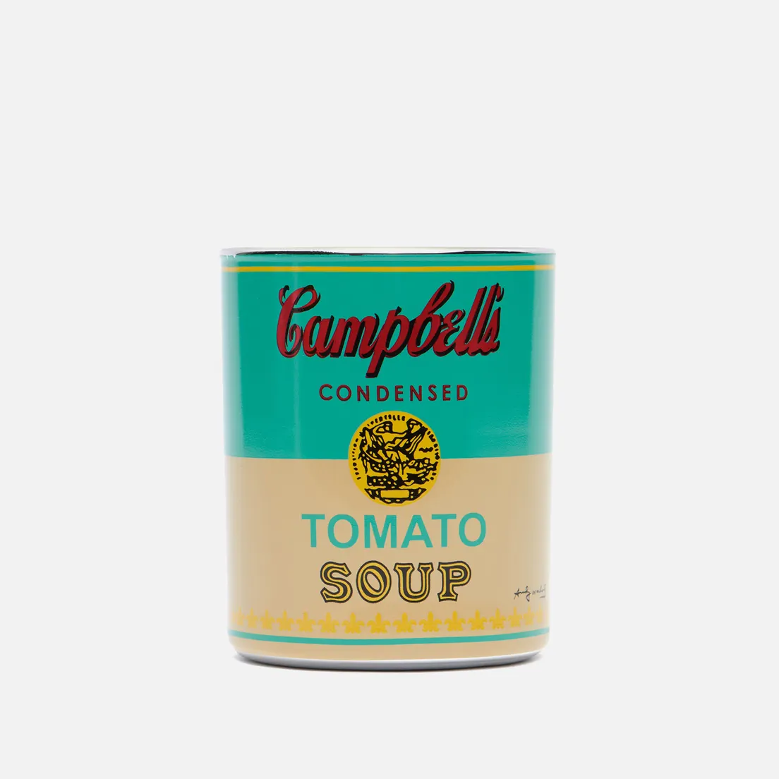 Ligne Blanche Ароматическая свеча Andy Warhol Campbell Turquoise/Yellow
