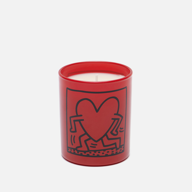 Ароматическая свеча Ligne Blanche, цвет красный, размер UNI PCKH24 Keith Haring Red Running Heart - фото 2