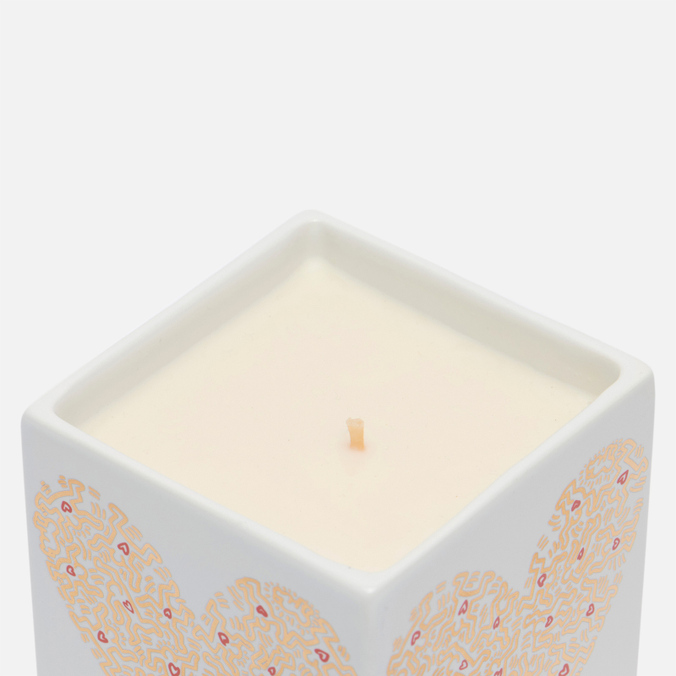 Ароматическая свеча Ligne Blanche, цвет белый, размер UNI PCKH28 Keith Haring Gold Pattern Heart - фото 4