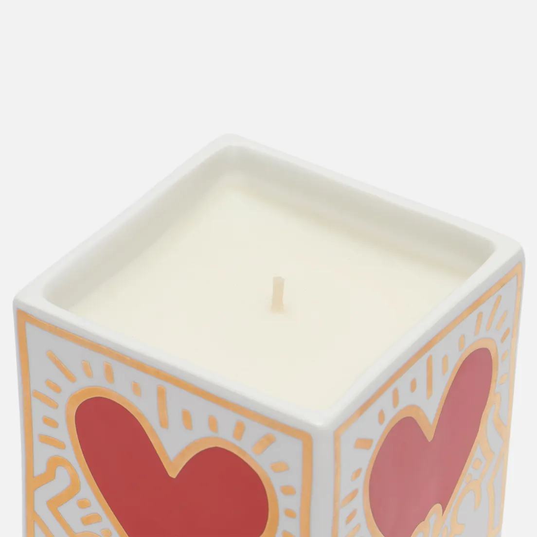 Ligne Blanche Ароматическая свеча Keith Haring Red Heart With Gold
