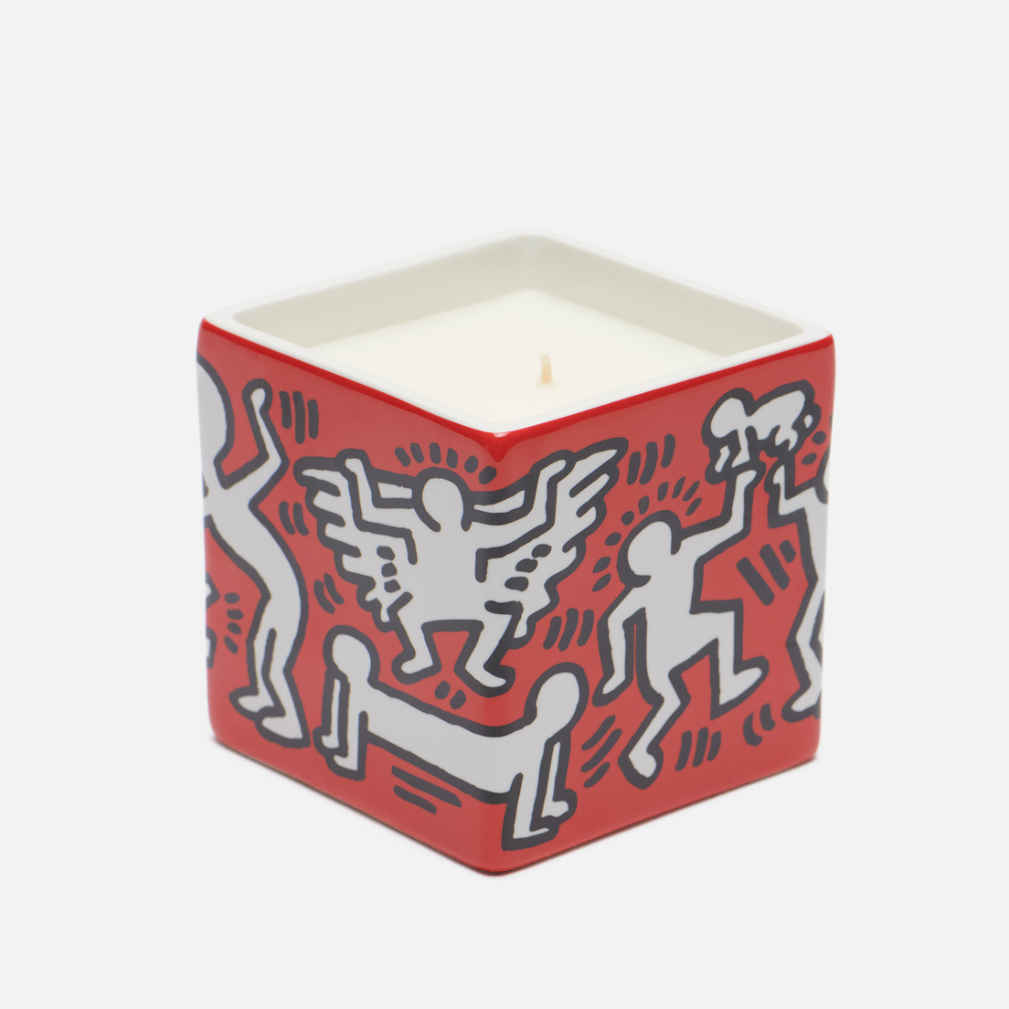 Ligne Blanche Ароматическая свеча Keith Haring White On Red