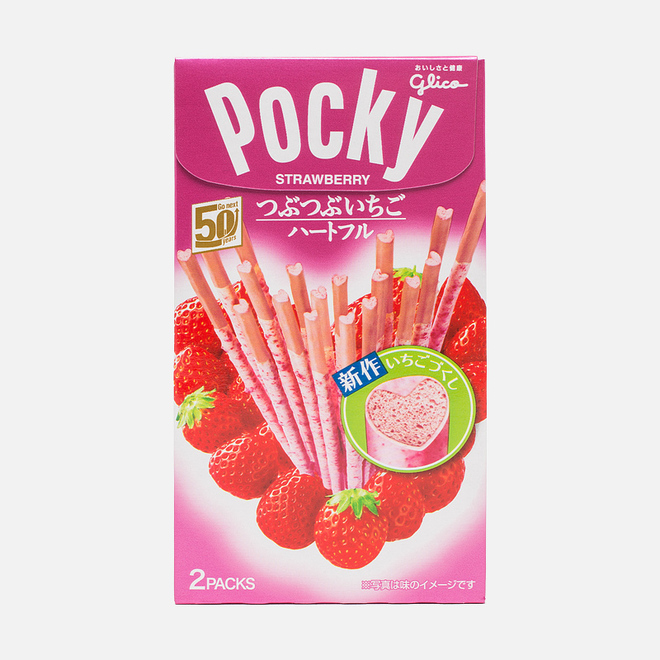 Печенье Pocky Strawberry Hearts 58g
