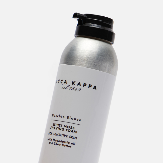 Пена для бритья Acca Kappa, цвет серебряный, размер UNI 853325 White Moss Sensitive - фото 2