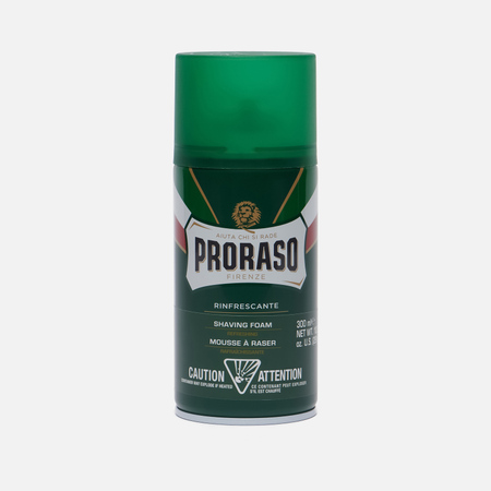 Пена для бритья Proraso Refreshing And Toning Eucalyptus Oil/Menthol, цвет зелёный