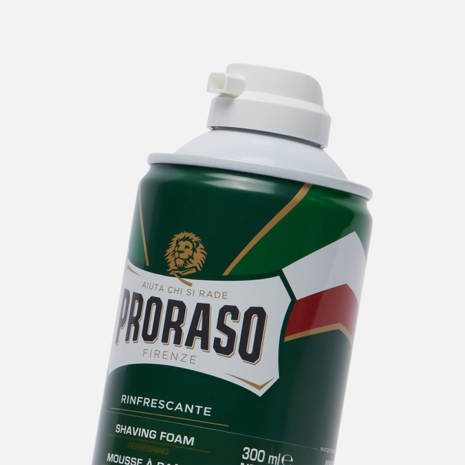 Пена для бритья Proraso, цвет зелёный, размер UNI 400430 Refreshing And Toning Eucalyptus Oil/Menthol - фото 2