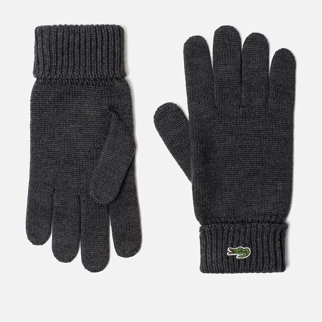 Lacoste Перчатки Green Croc Wool