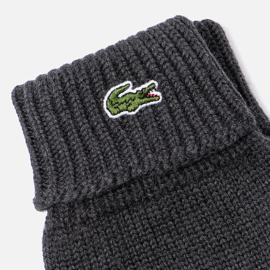 Lacoste Перчатки Green Croc Wool