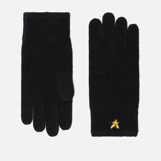 Перчатки Lyle & Scott Racked Rib True Black