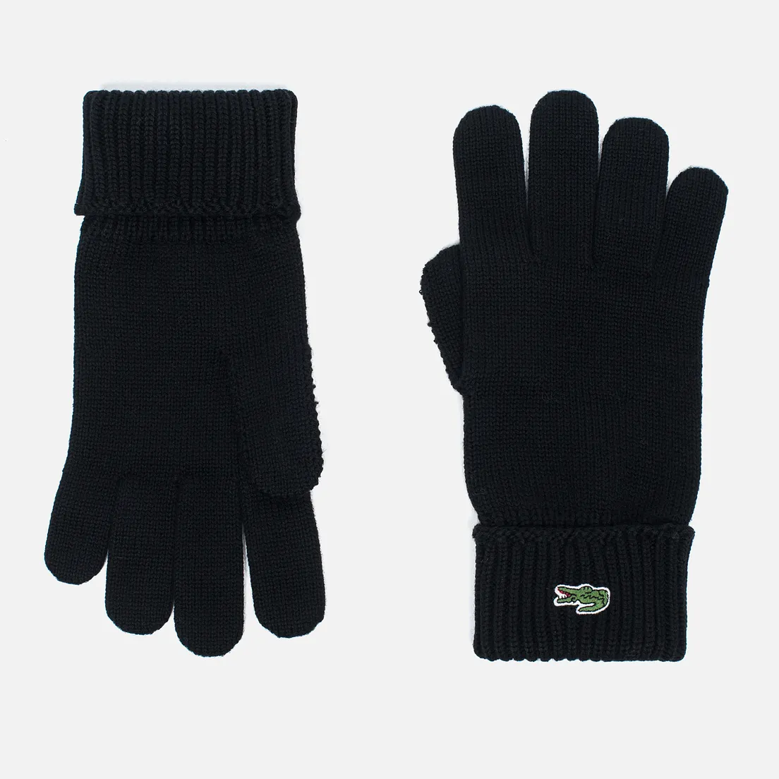 Lacoste Перчатки Green Croc Wool