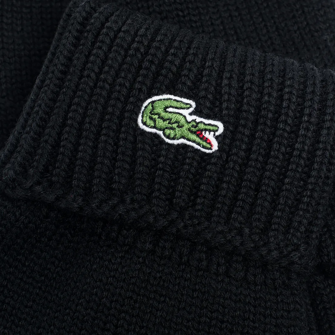 Lacoste Перчатки Green Croc Wool