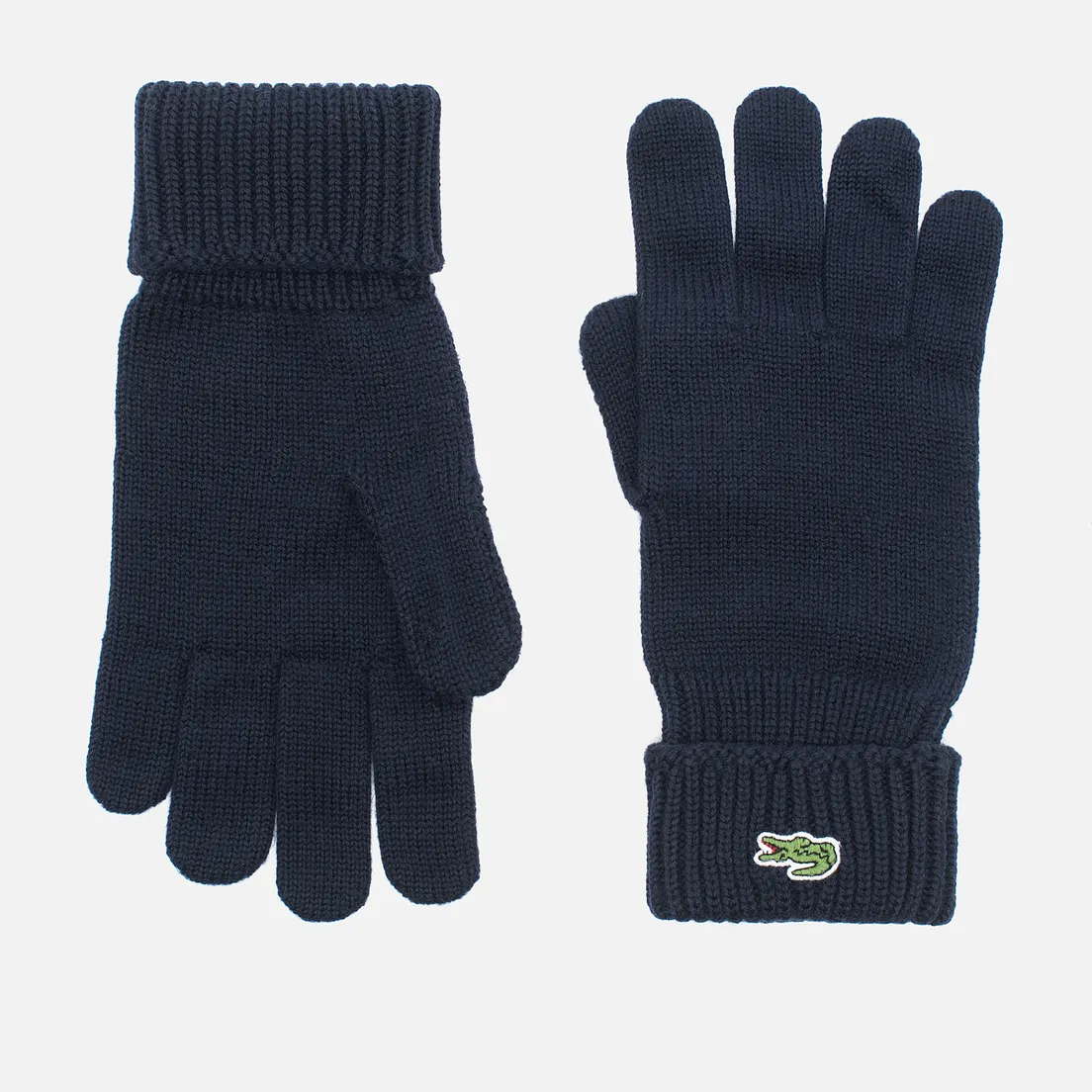Lacoste Перчатки Green Croc Wool
