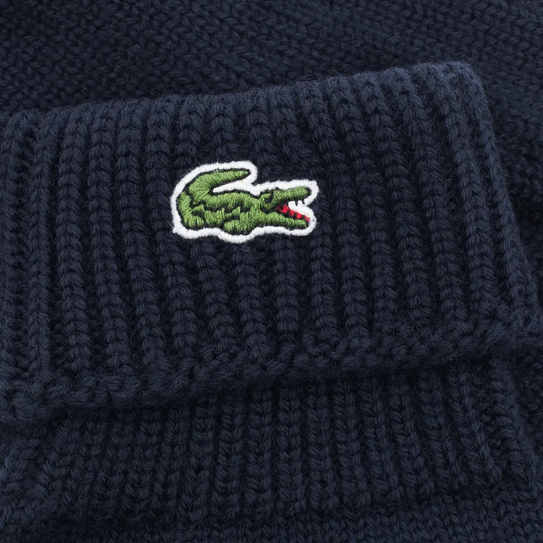 Lacoste Перчатки Green Croc Wool