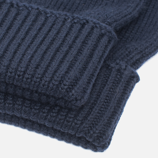 Перчатки Lacoste Green Croc Wool Navy