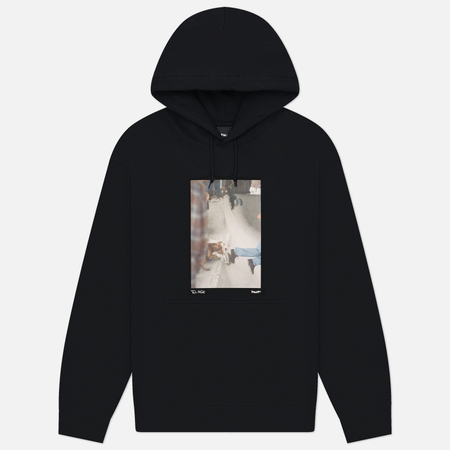 Мужская толстовка HUF x Dennis McGrath The Angels Fly Hoodie, цвет чёрный