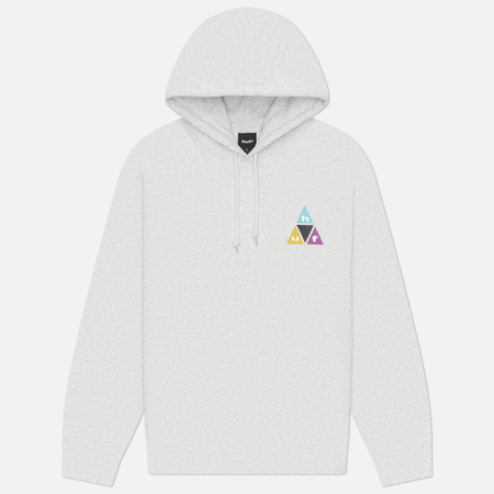 Мужская толстовка HUF Prism Triple Triangle Pullover Hoodie, цвет серый, размер M
