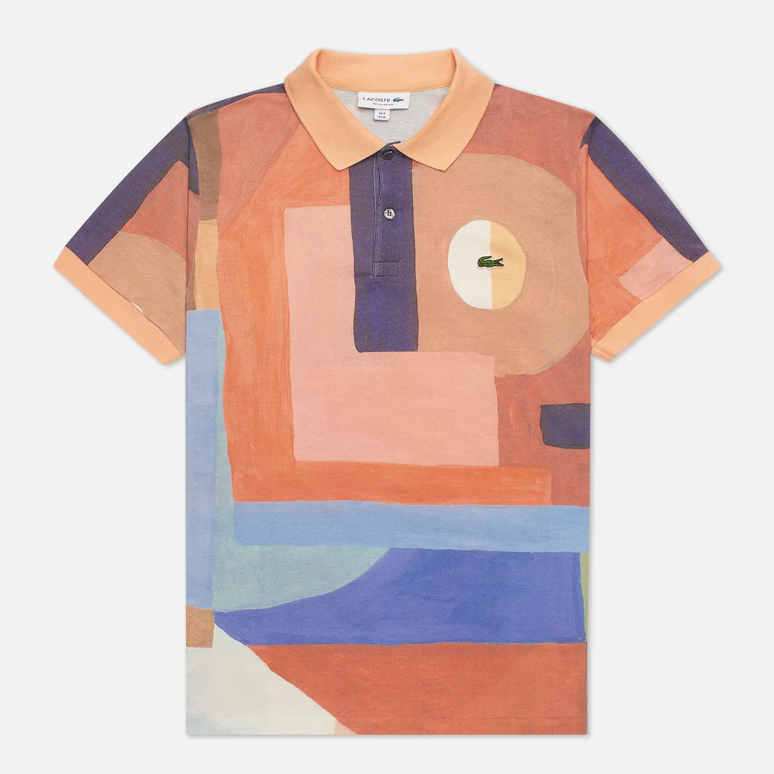Lacoste Мужское поло Regular Fit Paint Print