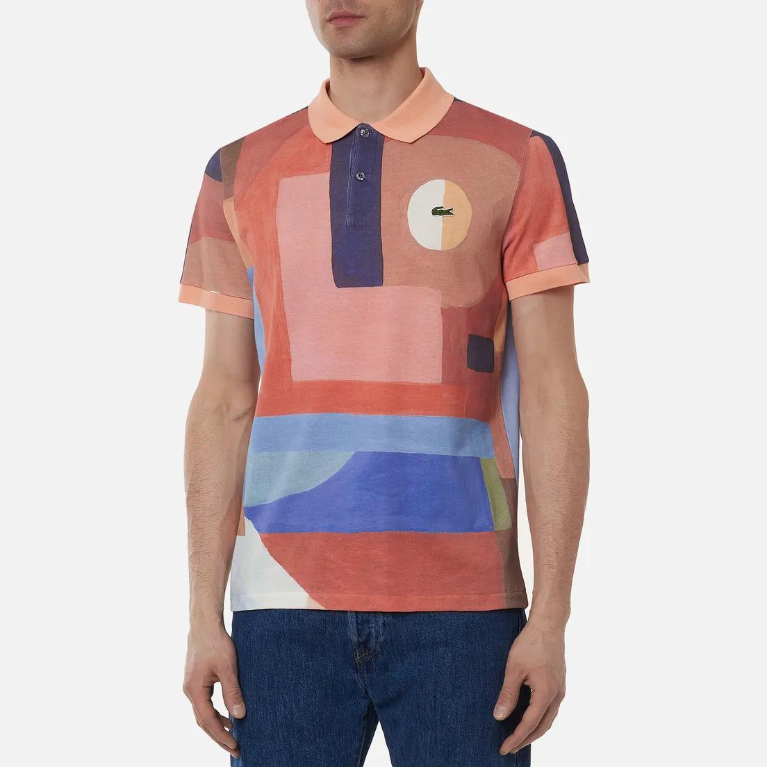 Lacoste Мужское поло Regular Fit Paint Print