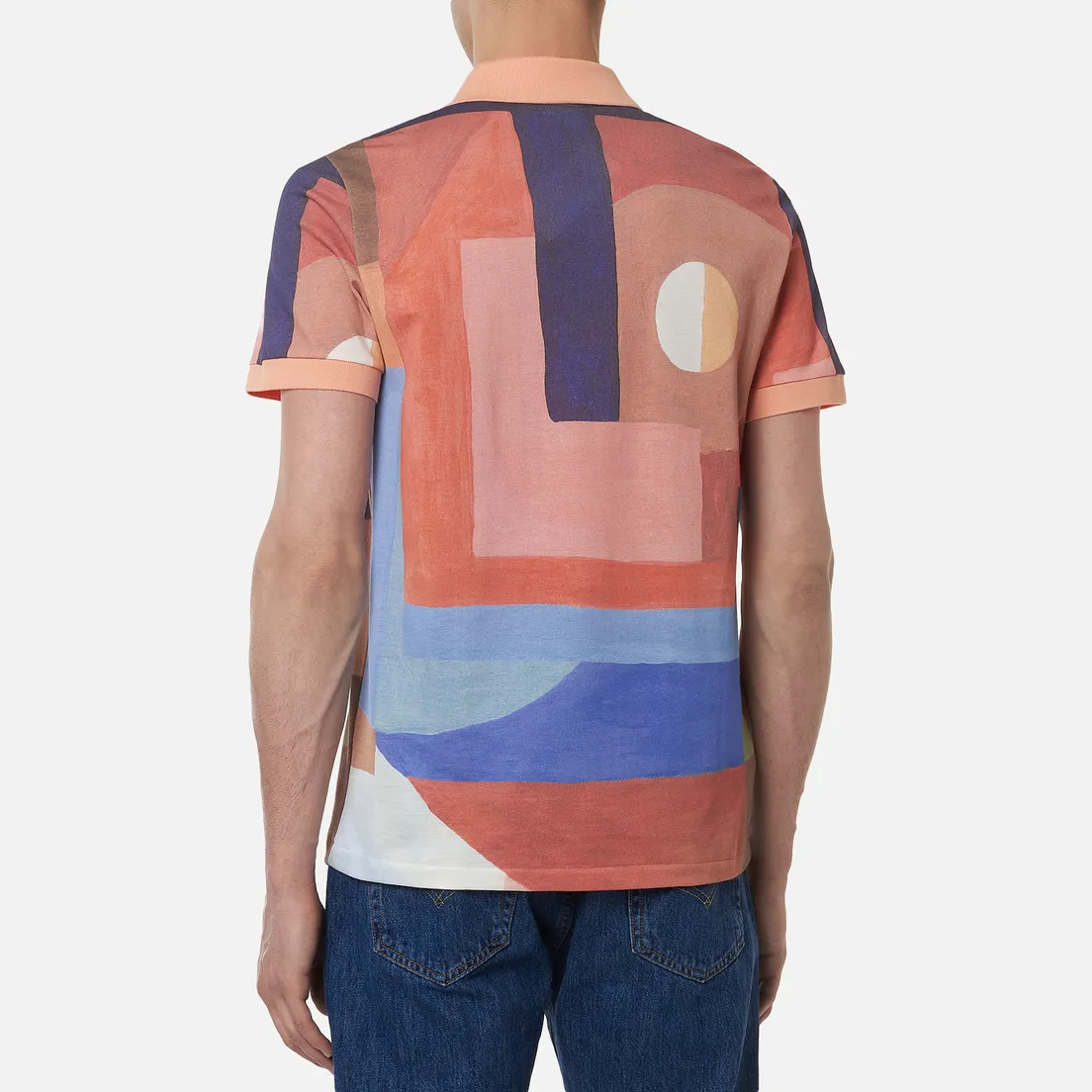 Lacoste Мужское поло Regular Fit Paint Print
