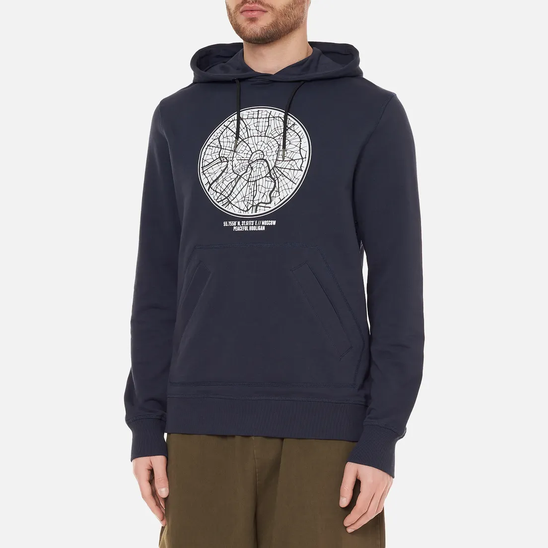 Peaceful Hooligan Мужская толстовка Moscow Hoodie