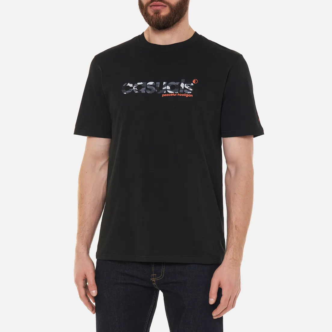 Peaceful Hooligan Мужская футболка Casuals Camo
