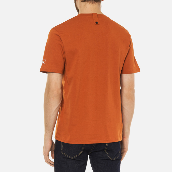 Мужская футболка Peaceful Hooligan, цвет оранжевый, размер S PHAW21PRTTEE05-BOM Casuals RWB - фото 4