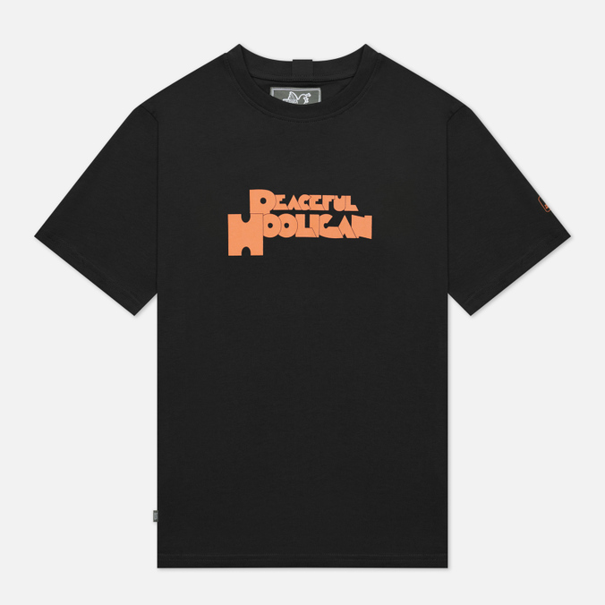 Мужская футболка Peaceful Hooligan, цвет чёрный, размер S