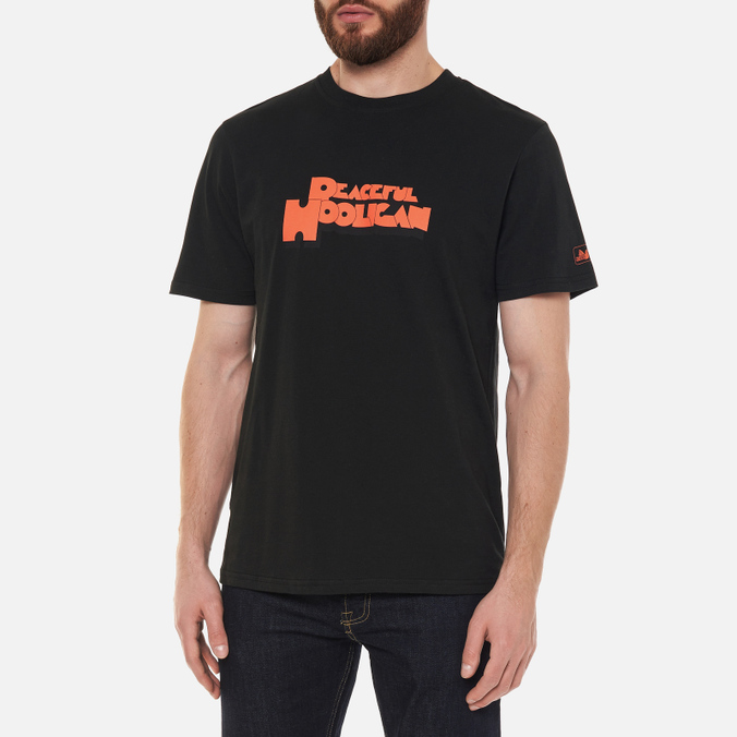 Мужская футболка Peaceful Hooligan, цвет чёрный, размер S PHAW21PRTTEE06-PEWBLK Clockwork - фото 4