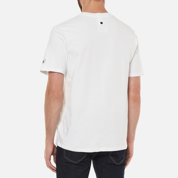 Мужская футболка Peaceful Hooligan, цвет белый, размер XXL PHAW21PRTTEE09-WHT Ninetyfive - фото 4