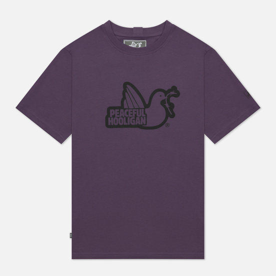 Мужская футболка Peaceful Hooligan Outline Dove Nightshade