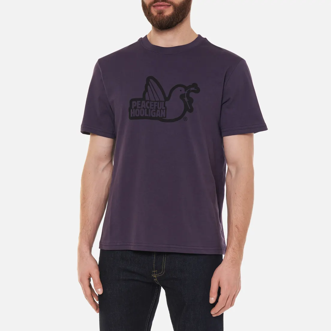 Peaceful Hooligan Мужская футболка Outline Dove