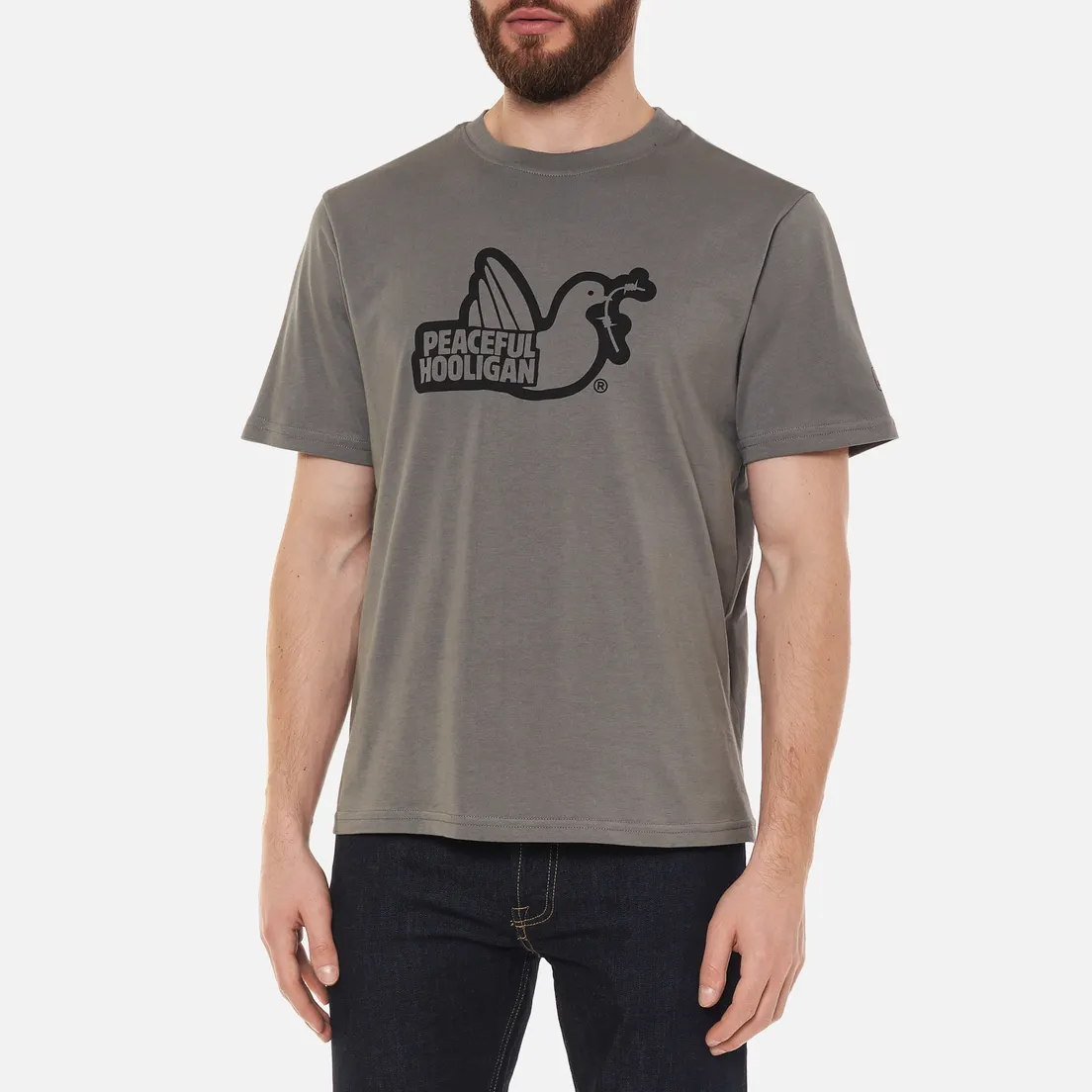 Peaceful Hooligan Мужская футболка Outline Dove