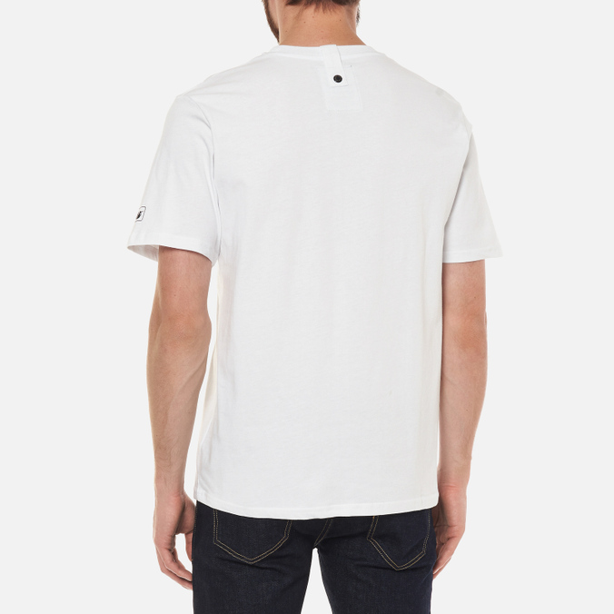 Мужская футболка Peaceful Hooligan, цвет белый, размер L PHAW21PRTTEE11-WHT Queen - фото 4