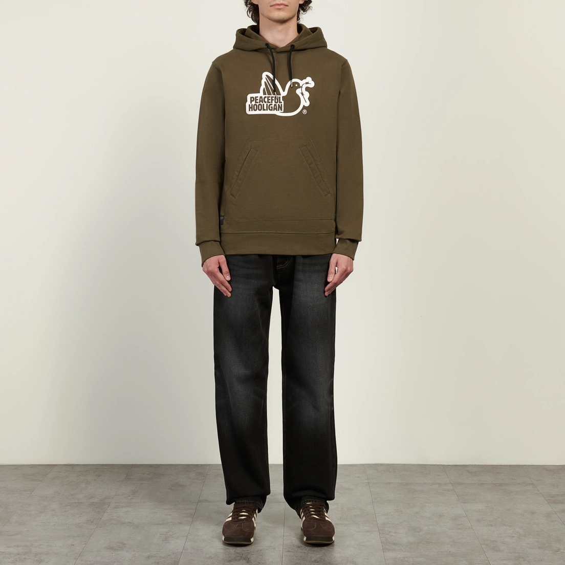 Peaceful Hooligan Мужская толстовка Outline Dove Hoodie