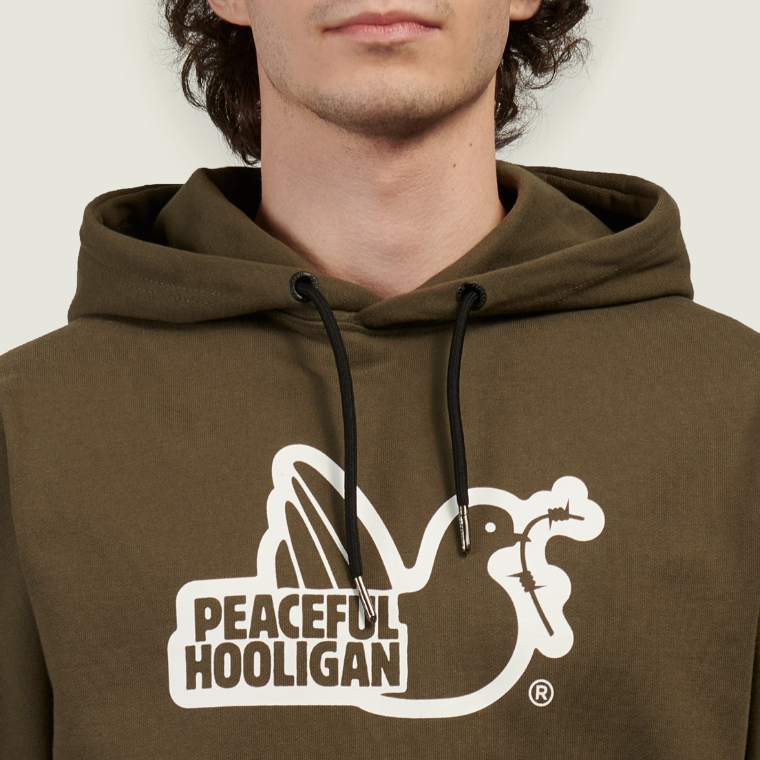 Peaceful Hooligan Мужская толстовка Outline Dove Hoodie