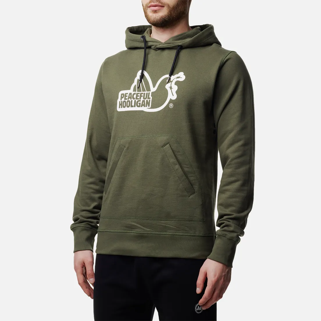 Peaceful Hooligan Мужская толстовка Outline Dove Hoodie