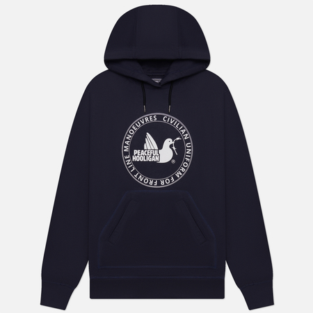 фото Мужская толстовка peaceful hooligan civilian uniform hoodie, цвет синий, размер s