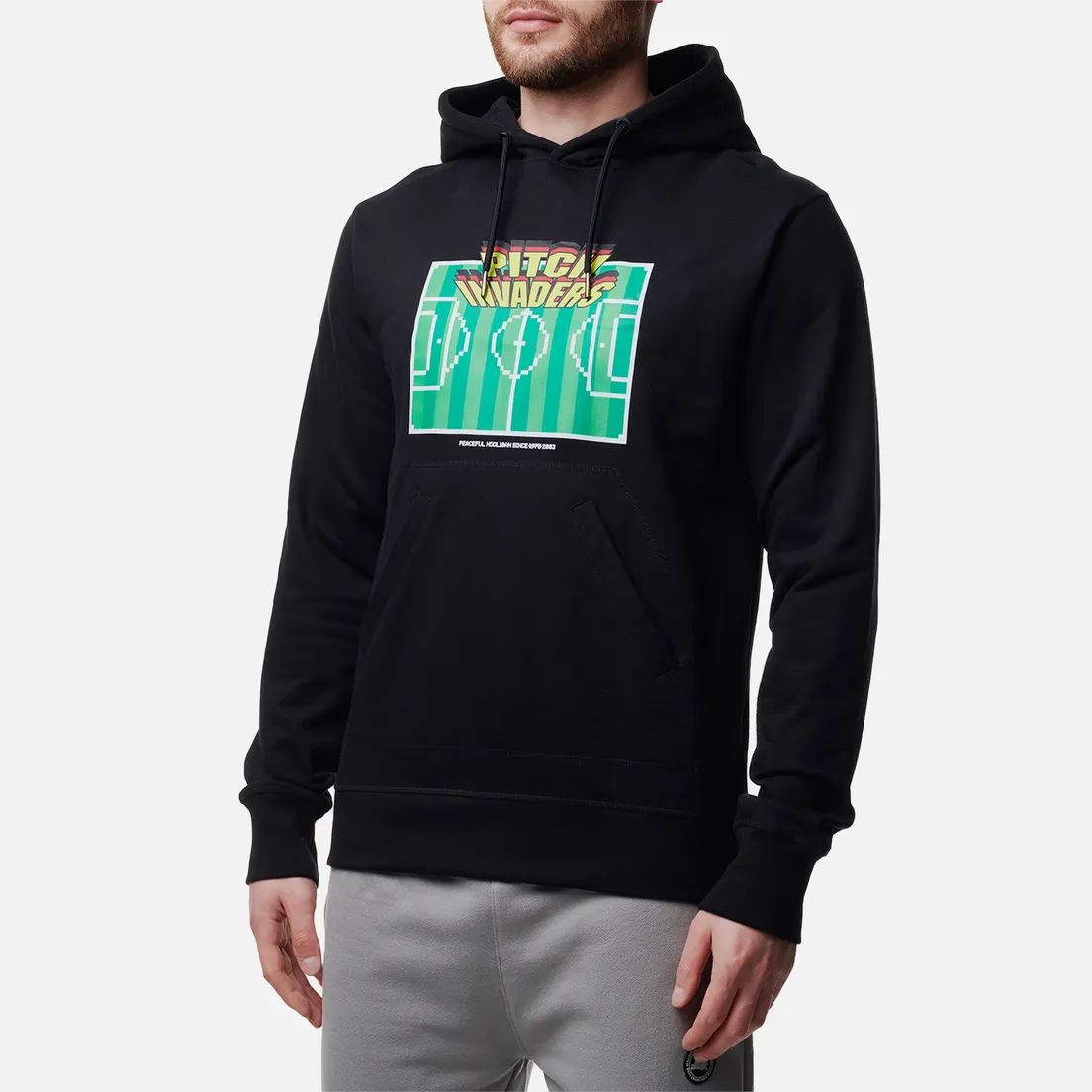 Peaceful Hooligan Мужская толстовка 8 Bit Invaders Hoodie