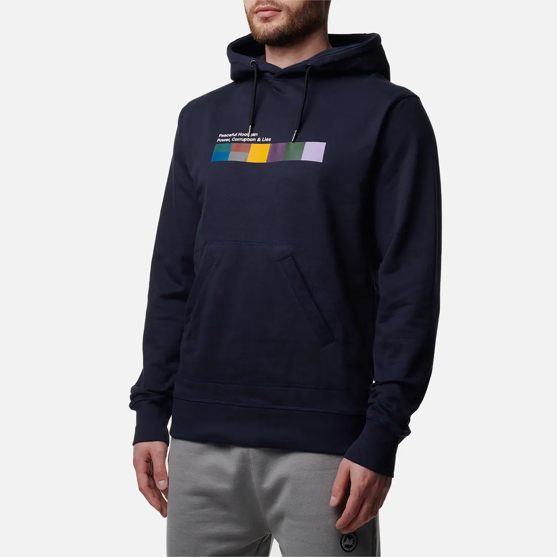 Peaceful Hooligan Мужская толстовка Power Corruption Lies Hoodie
