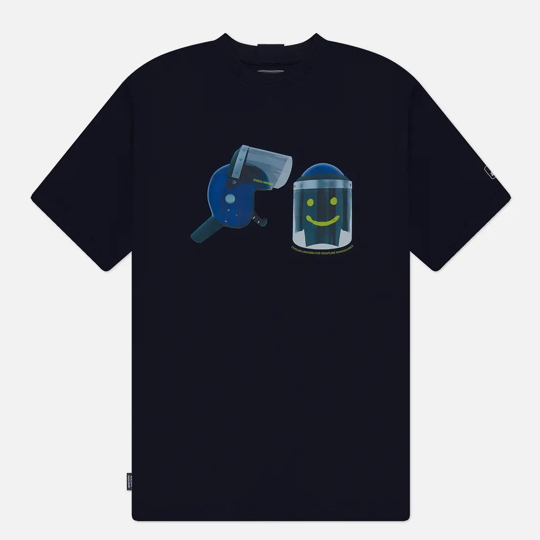 Peaceful Hooligan Мужская футболка Happy Helmet