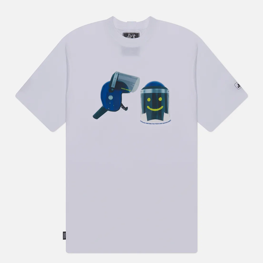 Peaceful Hooligan Мужская футболка Happy Helmet