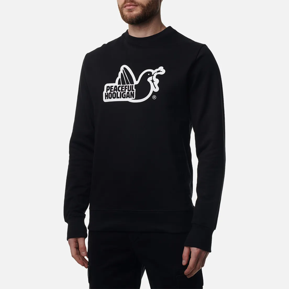 Peaceful Hooligan Мужская толстовка Outline Dove